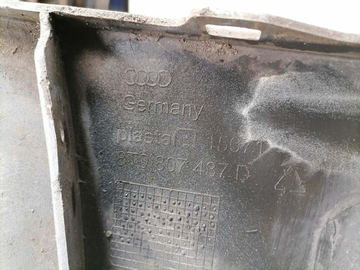 Audi A5 8T original Sto&szlig;stange Stossf&auml;nger vorn S-Line LY9B Brillantschwarz Bj.2009